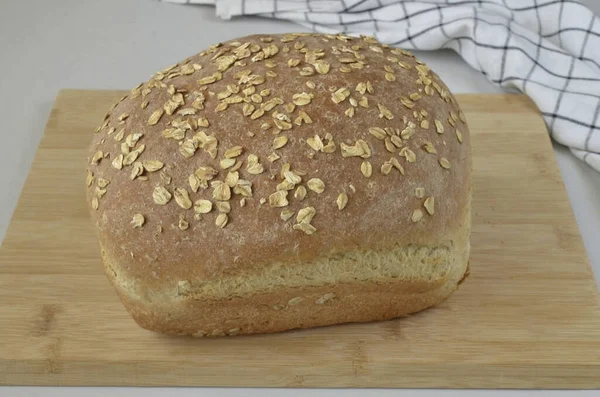 Pane Pronto Pane Morbido Più Profumato Che Anche Difficile Tagliare — Foto Stock