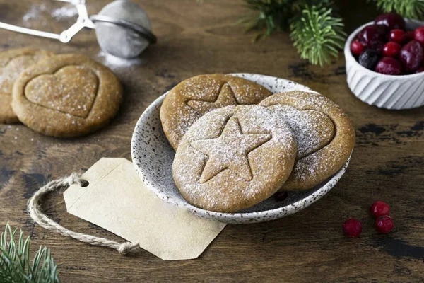 Rijst Maïsmeel Koekjes Zijn Klaar Het Wordt Bereid Zonder Melk — Stockfoto