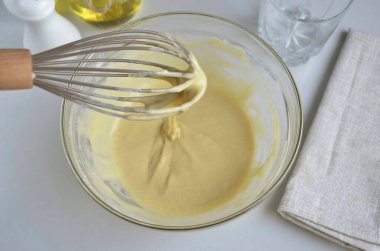 Hamur hazır, orta yoğunluğun tutarlılığı....