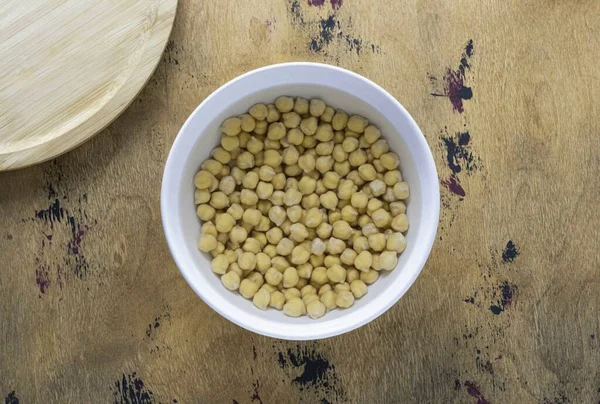 Soak Chickpeas Water Hours — Stock Photo, Image