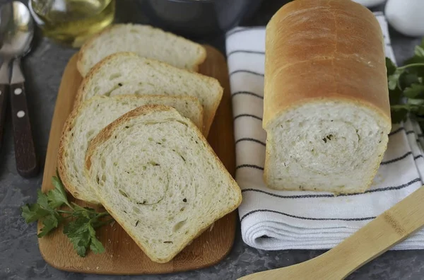 Stellt Sich Heraus Dass Ein Brötchen 400 Gramm Wiegt Guten — Stockfoto