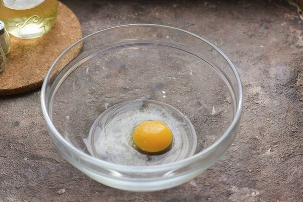 Tome Uma Tigela Volumosa Que Será Conveniente Preparar Massa Quebre — Fotografia de Stock