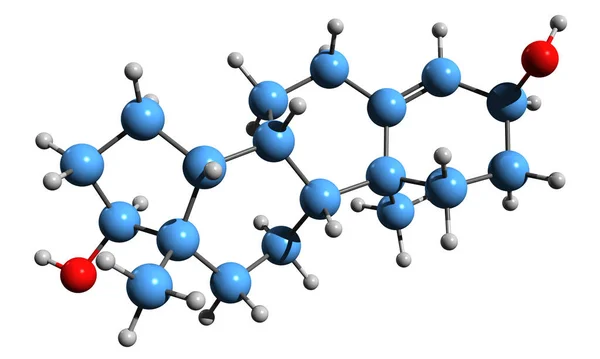 Imagem Fórmula Esquelética Bolandiol Estrutura Química Molecular Esteroide Anabólico Androgênico — Fotografia de Stock