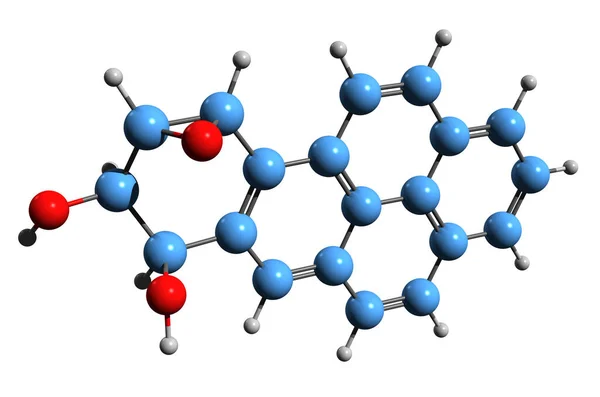 이미지 Dihydrodiol Epoxide 백색광에서 산물의 — 스톡 사진