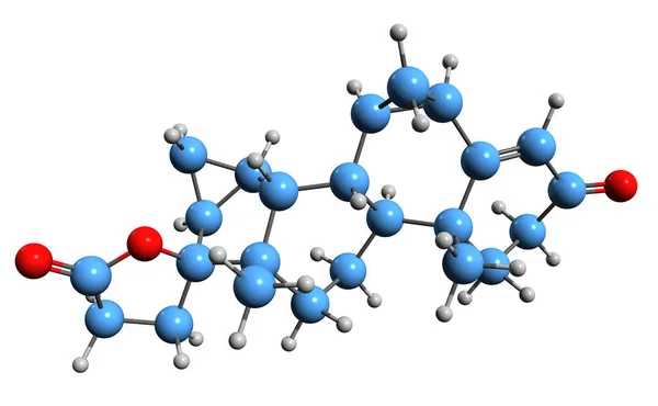 Image Drospirenone Skeletal Formula Molecular Chemical Structure Progestin Medication Isolated — Stockfoto