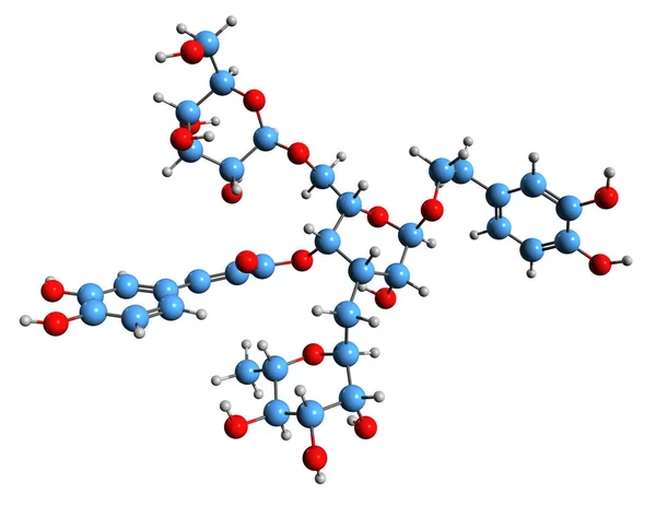 Image Echinacoside Skeletal Formula Molecular Chemical Structure Natural Phenol Isolated — Zdjęcie stockowe