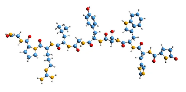 Image Gonadorelin Skeletal Formula Molecular Chemical Structure Gonadotropin Releasing Hormone — Stock fotografie