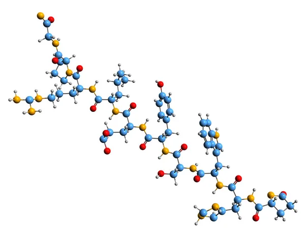 Image Gonadotropin Releasing Hormone Skeletal Formula Molecular Chemical Structure Gnrh — Fotografia de Stock