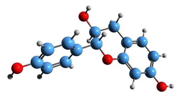 Image Guibourtinidol Skeletal Formula Molecular Chemical Structure Flavan 3Ol Isolated — Φωτογραφία Αρχείου
