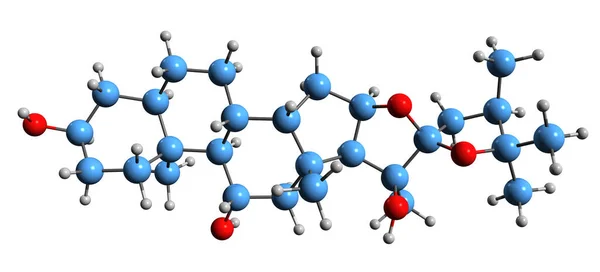 Image Hippuristanol Skeletal Formula Molecular Chemical Structure Coral Metabolite Isolated — Fotografia de Stock