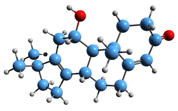 Image Nordinone Skeletal Formula Molecular Chemical Structure Naturally Occurring Steroid — Foto de Stock