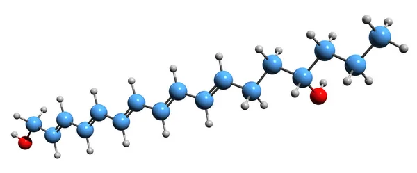 Image Oenanthotoxin Skeletal Formula Molecular Chemical Structure Hemlock Water Dropwort — Foto de Stock