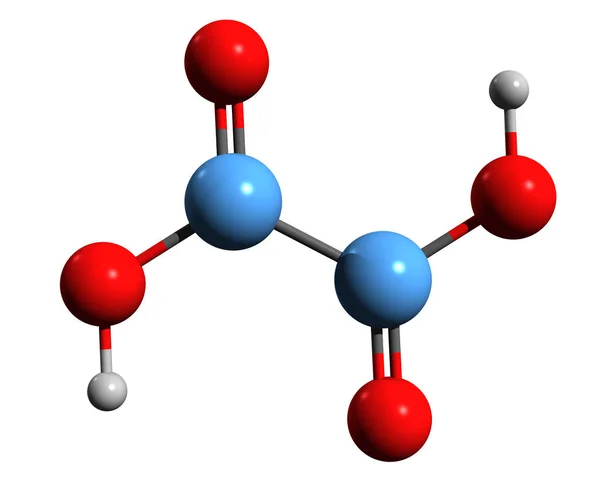 Image Oxalic Acid Skeletal Formula Molecular Chemical Structure Organic Acid — Φωτογραφία Αρχείου