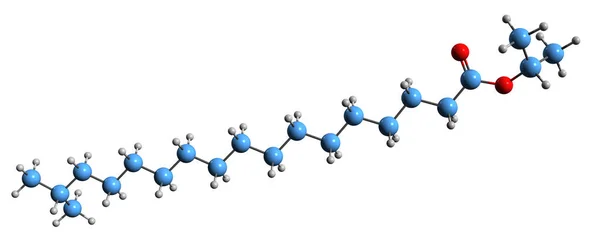 Image Isopropyl Isostearate Skeletal Formula Molecular Chemical Structure Cosmetics Ingredient — Fotografia de Stock