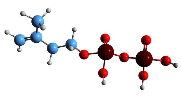 Image Isopentenyl Pyrophosphate Skeletal Formula Molecular Chemical Structure Isoprenoid Precursor — 스톡 사진