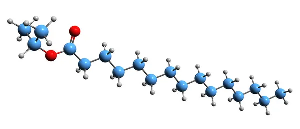 Image Isopropyl Myristate Skeletal Formula Molecular Chemical Structure Tetradecanoic Acid — Stockfoto