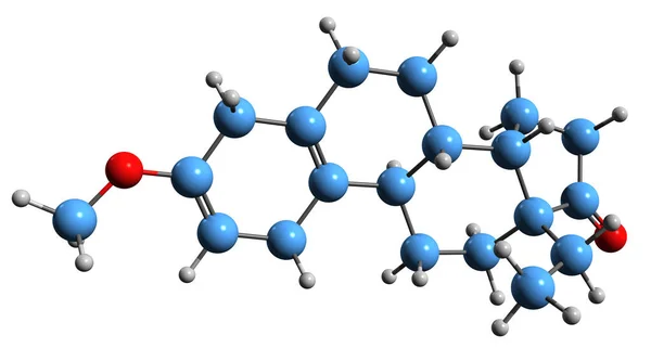 Image Methoxydienone Skeletal Formula Molecular Chemical Structure Synthetic Anabolic Androgenic — Fotografia de Stock