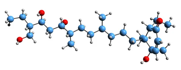 Image Momordol Skeletal Formula Molecular Chemical Structure Herbal Chemical Compound — Stok fotoğraf