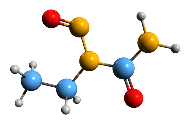 Image Ethyl Nitrosourea Skeletal Formula Molecular Chemical Structure Highly Potent — Φωτογραφία Αρχείου