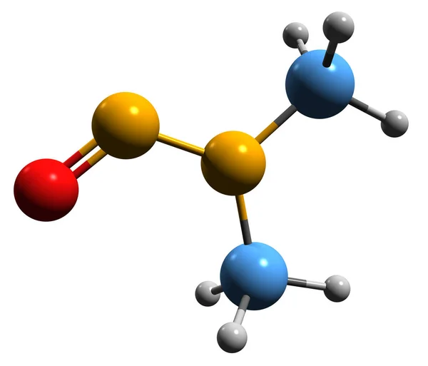 Image Nitrosodimethylamine Skeletal Formula Molecular Chemical Structure Extremely Hazardous Substance — Φωτογραφία Αρχείου