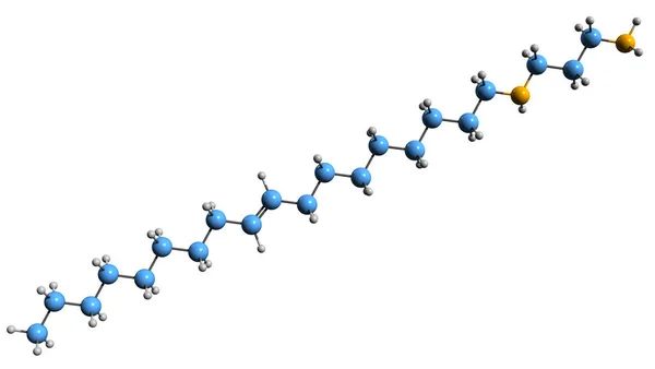 Image Oleyl Propanediamine Skeletal Formula Molecular Chemical Structure Catalyst Isolated — Stockfoto