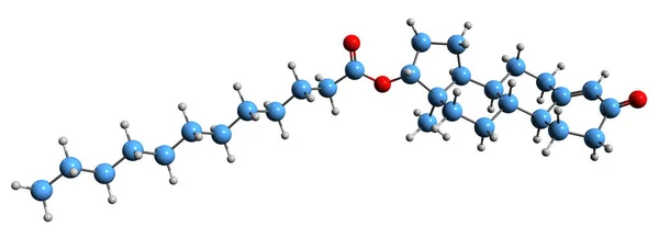 Image Nandrolone Laurate Skeletal Formula Molecular Chemical Structure Synthetic Androgen — Stok fotoğraf
