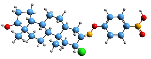 Image Nisterime Skeletal Formula Molecular Chemical Structure Synthetic Anabolic Androgenic — Φωτογραφία Αρχείου