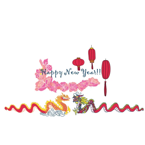 Impressão Colocação Celebrações Ano Novo Chinês Design Padrão Superfície Ilustrações De Stock Royalty-Free