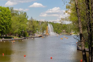 MOSCOW, RUSSIA - 16 Mayıs 2021: EANE 'deki ünlü 