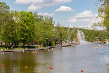 MOSCOW, RUSSIA - 16 Mayıs 2021: EANE 'deki ünlü 