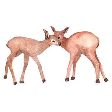 Geyikler yakında. Hayvanat bahçesi yaratıcı posteri, grafik, hayvan silueti çizimi. Kartpostal, tebrik kartı, kumaş için hayvan grafiği..