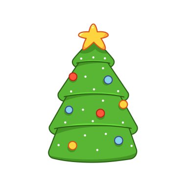 Noel ağacı süsleme oyuncak topları. Beyaz arkaplanda izole edilmiş tatil ögesi