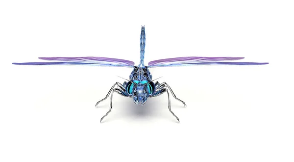 Concept Flying Robot Dragonfly Drone Illustration — Stock Photo, Image
