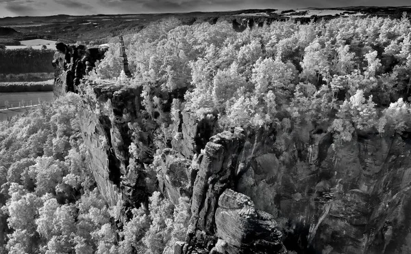 Mountain Fields Germany Aerial Photography — Stock Photo, Image