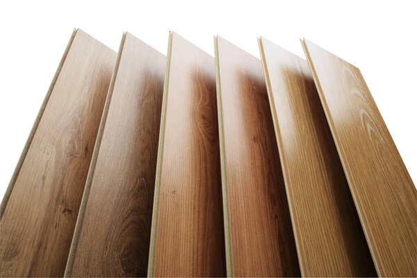Six types of wood laminate.