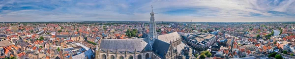 Netherlands Haarlem 2021 View High City Haarlem — Stockfoto