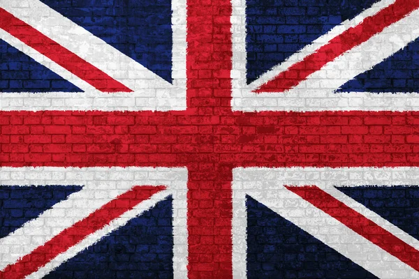 Bandiera di United Kingdom Wall — Foto Stock