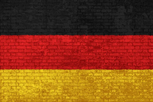 Vlag van de muur van Duitsland — Stockfoto