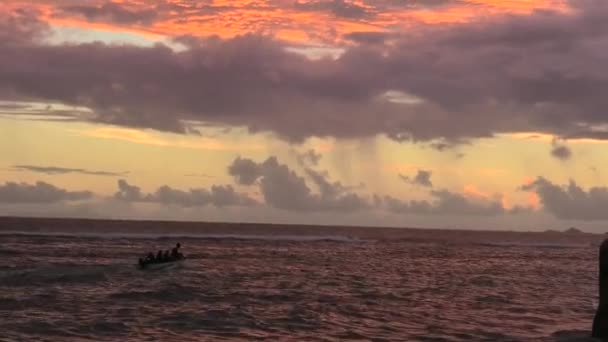 Anse Source dargent Сейшельські острови ніч — стокове відео