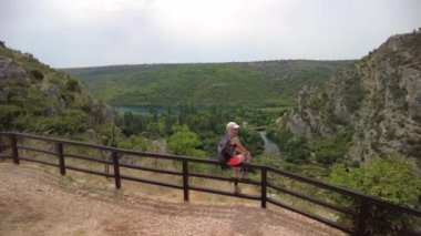 Krka Ulusal Parkı 'ndaki Kadın