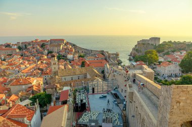 Dubrovnik duvarları üst görünüm