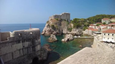 Dubrovnik şehri Fort Lovrijenac kalesi