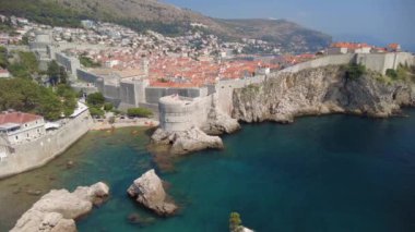 panoramik Dubrovnik Hırvatistan kenti