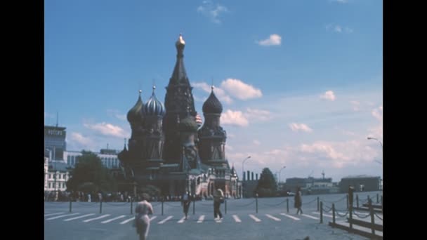 Cathédrale Saint Basile de Moscou dans les années 1980 — Video