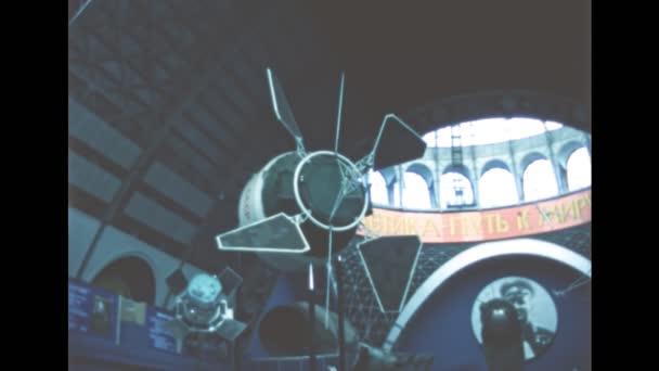 Moskvas protonsatellit på 1980-talet — Stockvideo
