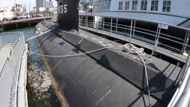 USSドルフィンAGSS-555アメリカ潜水艦 — ストック動画