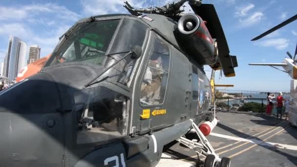 Kaman SH-2 Seasprite helikopter — Stok Video