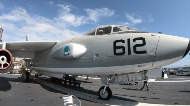 A-5 Vigilante nadzvukový bombardér — Stock video