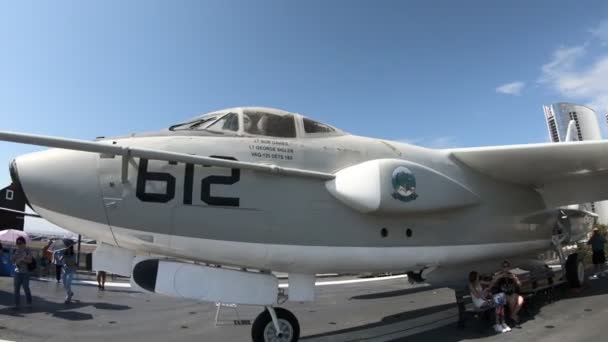 A-5 Bombardero supersónico vigilante — Vídeos de Stock