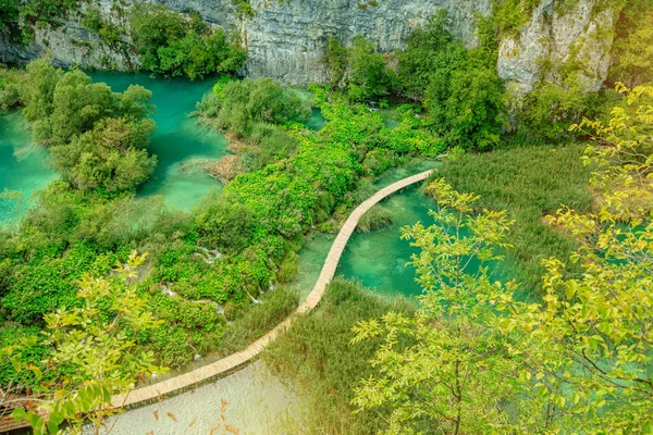 Korana rivier van Nationaal Park Plitvice Meren — Stockfoto